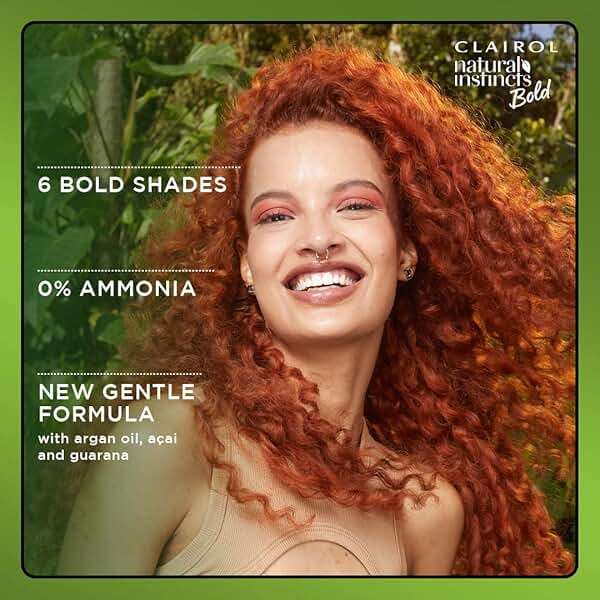 Clairol Natural Instincts Bold Permanent Hair Dye, BR36 Deep Burgundy Acai Hair Color | Ammonia-Free with Argan Oil | Gentle, Bold Glossy Color for Up to 8 Weeks, Even on Dark Bases | Pack of 1 - Image 11