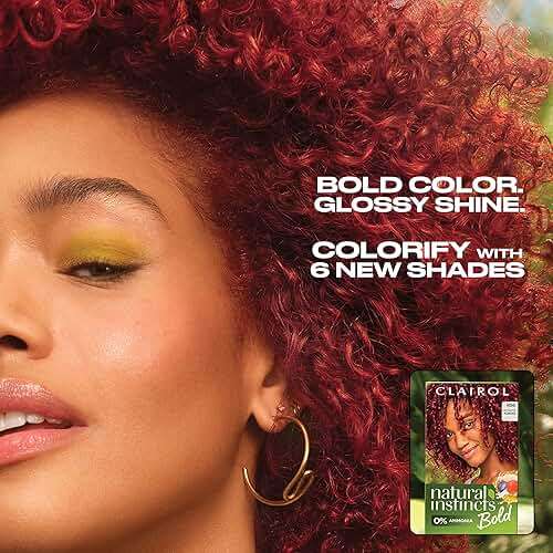 Clairol Natural Instincts Bold Permanent Hair Dye, F66 Dragon Fuchsia Hair Color | Ammonia-Free with Argan Oil | Gentle, Bold Glossy Color for Up to 8 Weeks, Even on Dark Bases | Pack of 1 - Image 9