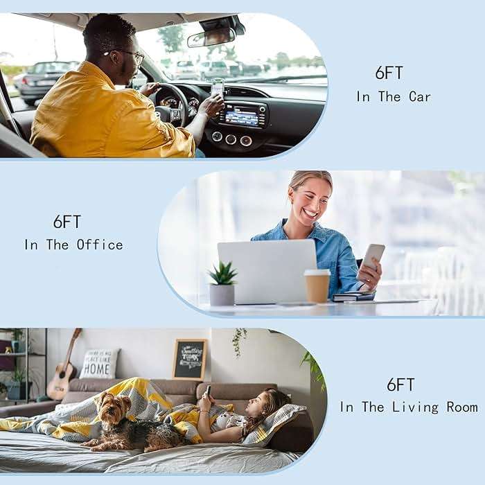 iPhone 17/16/15 Charger, USB C Charger, 2Pack 20W Type C Fast Wall Charge Power Adapter,6FT 60W USB-C to C Cable for iPhone Air/17Pro Max/15/16 Pro Max,iPad Pro 12.9/11 inch,iPad Air 5/4th,AirPods Pro - Image 8