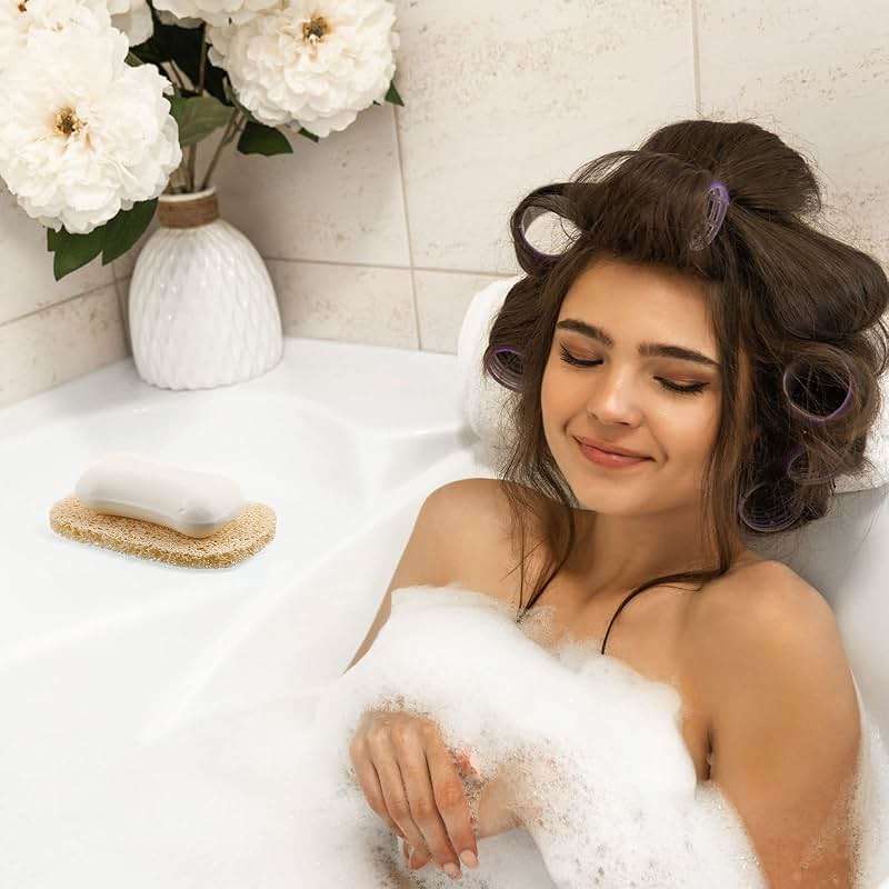 30 Pcs Soap Saver Pads Bar Soap Savers Draining Lift Pad Dish Holder Bar Accessories Draining Mat for Shower Kitchen Bathroom Cleaning Supplies(Gray, Beige, Cream White) - Image 4