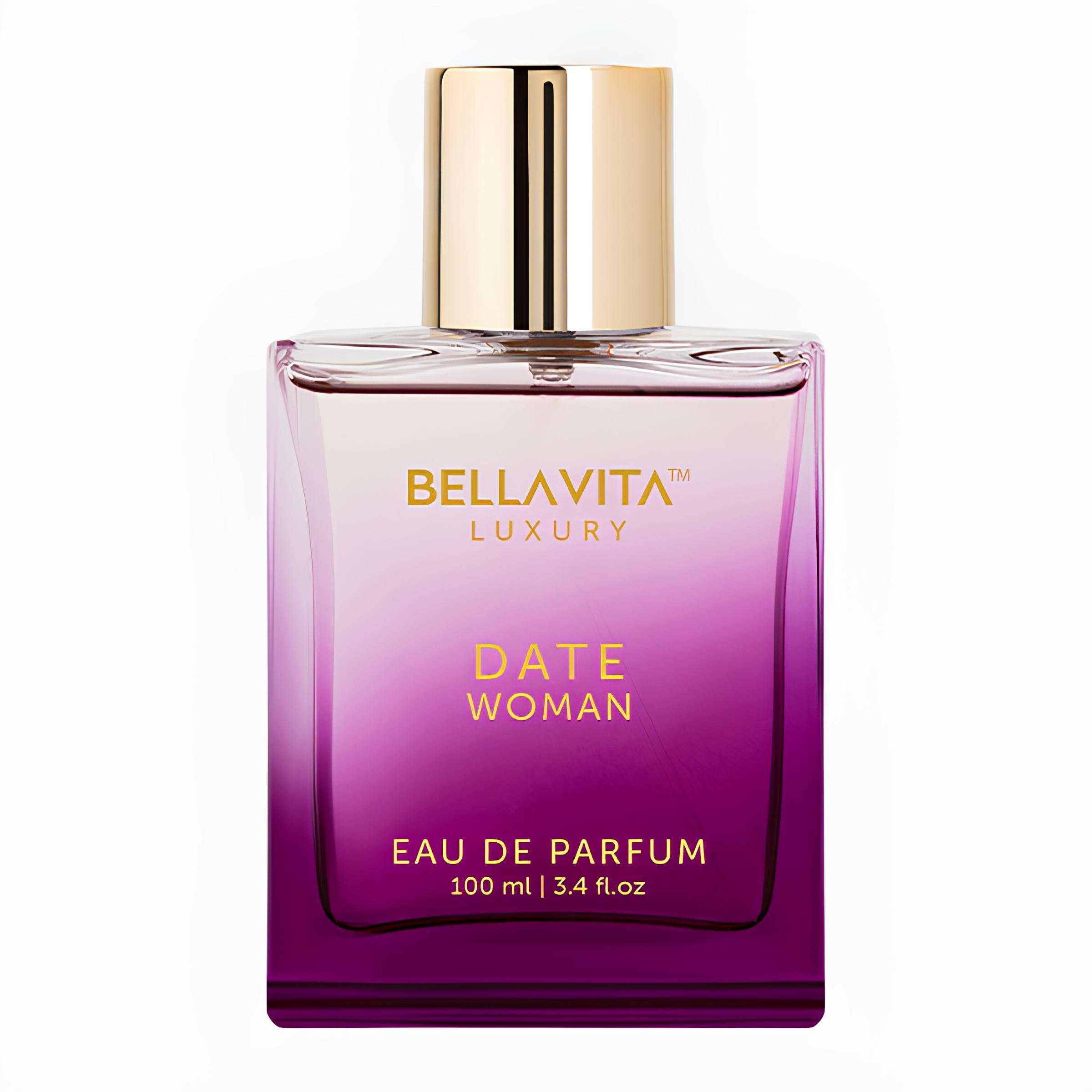 Bellavita Luxury DATE Eau de Parfum | 100 ml (3.4 fl.oz.) | Perfume for Women | Floral, Pink Pepper, Jasmine, and Moss Notes | Long Lasting Fragrance | Mother's Day Present - Image 1
