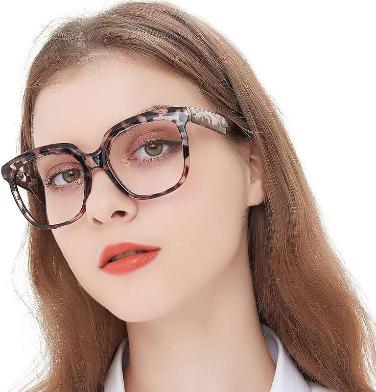MARE AZZURO Oversized Reading Glasses Women Large Square Readers 1.0 1.25 1.5 1.75 2.0 2.25 2.5 2.75 3.0 3.5 4.0 5.0 6.0 - Image 1