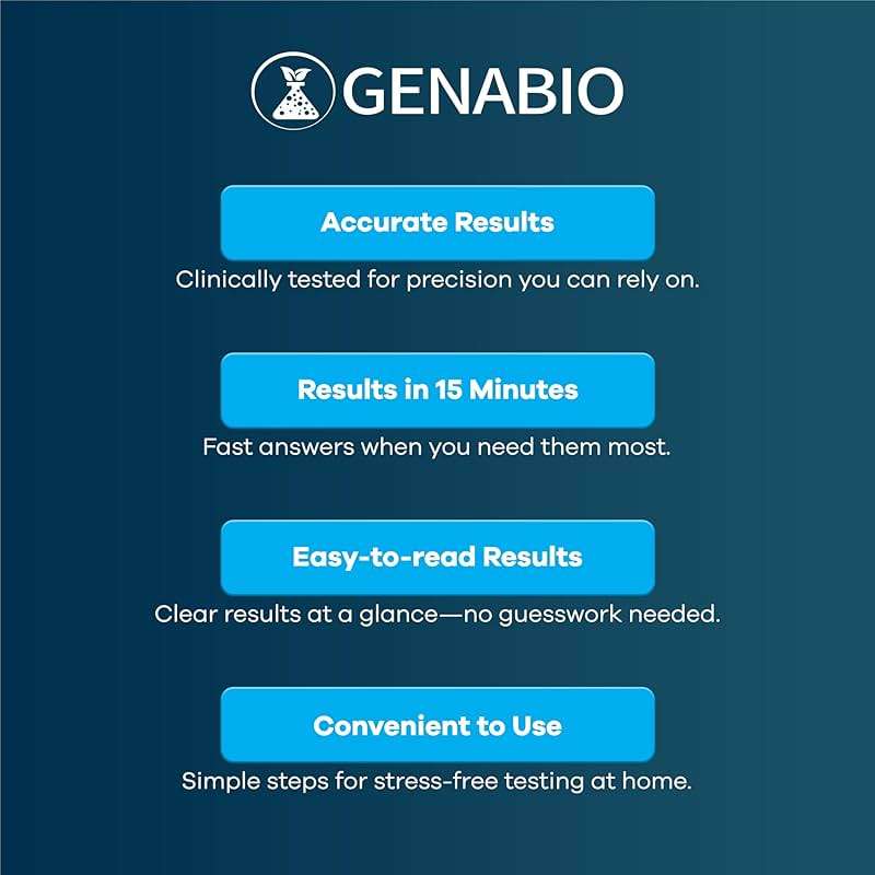 Genabio COVID-19 Antigen Rapid Self-Test Kit (5 Pack) – FDA EUA Authorized | 15 Min At-Home Results | OTC Nasal Swab | Easy Self-Test | (1 Pack, 5 Tests) - Image 5