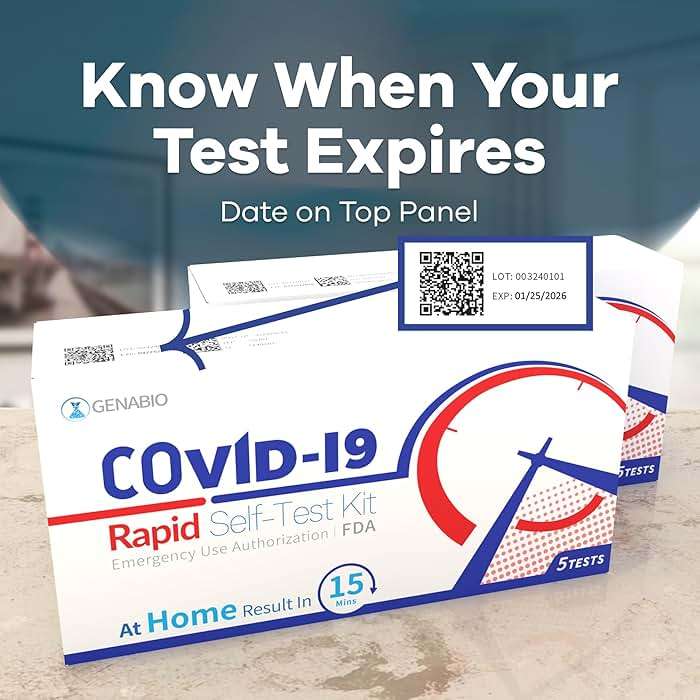 Genabio COVID-19 Antigen Rapid Self-Test Kit (5 Pack) – FDA EUA Authorized | 15 Min At-Home Results | OTC Nasal Swab | Easy Self-Test | (1 Pack, 5 Tests) - Image 9