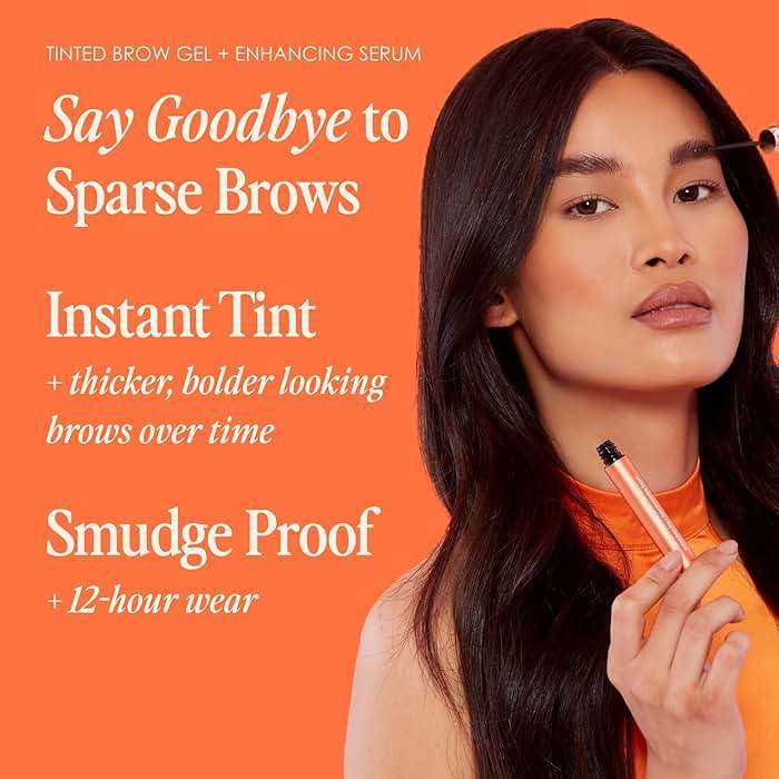 Grande Cosmetics GrandeBROW 2-in-1 Tinted Brow Gel + Brow Enhancing Serum for Thicker & Darker-Looking Eyebrows, Shape & Fill Brows, Long Wear, with Castor Oil & Mini Fibers - Image 4