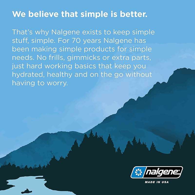 Nalgene 32 oz Wide Mouth Water Bottle | BPA-Free, Durable & Leak Proof, Lightweight Bottle for Hiking & Gym, Work & Travel - Image 7