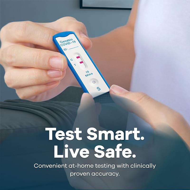 Genabio COVID-19 Antigen Rapid Self-Test Kit (2 Pack) – FDA EUA Authorized | 15-Minute At-Home Results | OTC Nasal Swab – Ages 2+ (1 Pack, 2 Tests) - Image 6