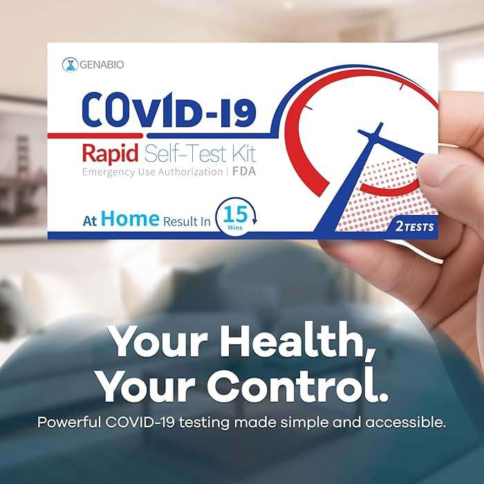 Genabio COVID-19 Antigen Rapid Self-Test Kit (2 Pack) – FDA EUA Authorized | 15-Minute At-Home Results | OTC Nasal Swab – Ages 2+ (1 Pack, 2 Tests) - Image 8