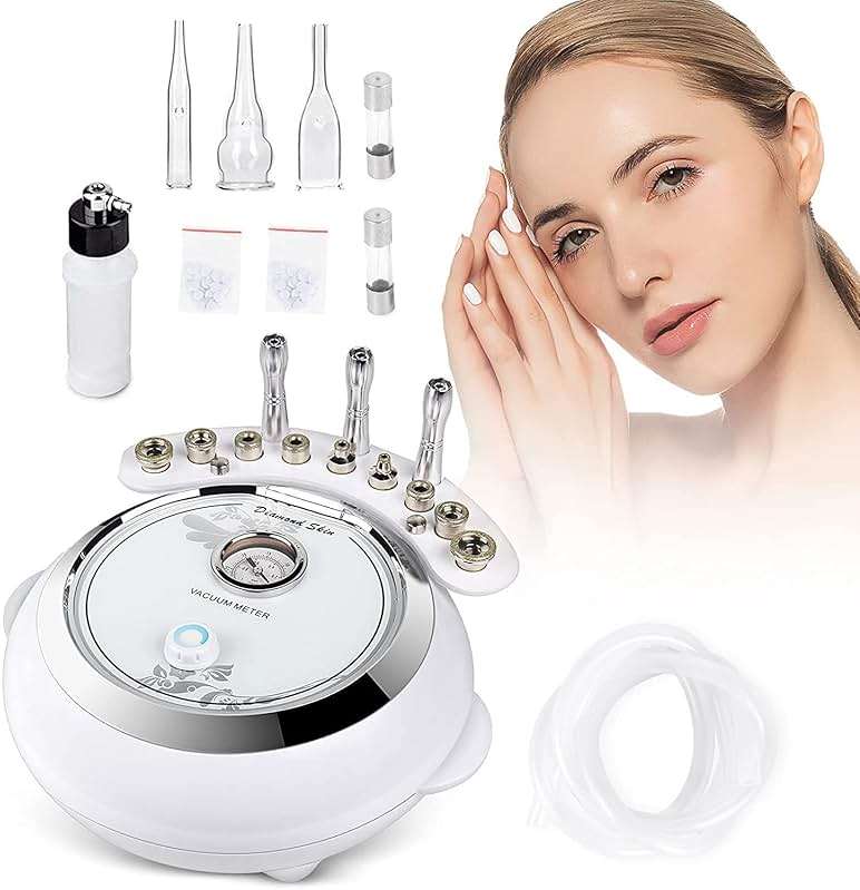AIMENGXI 3 in 1 Diamond Microdermabrasion Machine, Professional Beauty Facial Care Equipment Microdermabrasion Device with Vacuum Spray Skin Care for Salon Personal Home Use,108a - Image 1