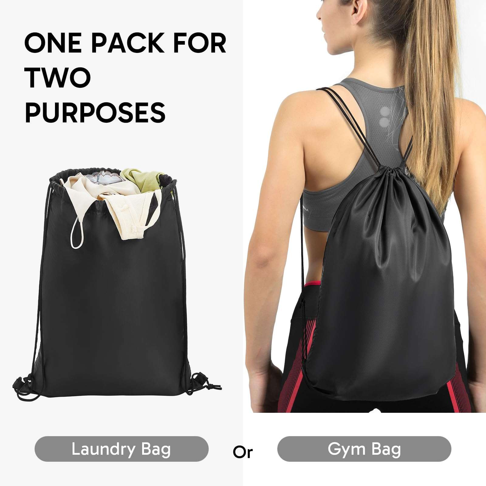 ALL INCLUDED 10 Set Durable Packing Cubes for Suitcases,OlarHike Essentials for Travel,UPGRADED Anti-Tear Stitching, NEW Improved Luggage Packing Organizers for Travel Accessories (Black) - Image 5
