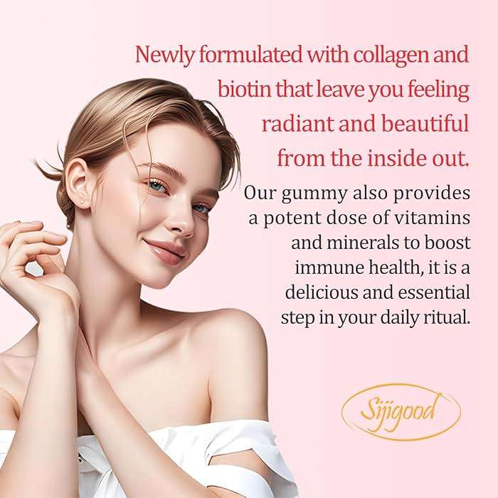 2 Pack Multi Collagen Peptides Gummies for Women & Men, Ultra Hydrolyzed Protein Type I II III V X with Biotin, Hyaluronic Acid & Vitamin C D K2 B12 A E for Skin Hair Nails, Bone, Sugar Free 120Cts - Image 7