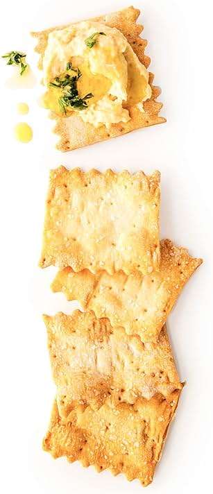 Rustic Bakery Handmade Sourdough Flatbread Cracker Bites - Olive Oil & Sel Gris - Sea Salt Charcuterie Crackers for Cheese Platters or Snacking - Made in California - Pack of 4, 6 Oz Bags - Image 5