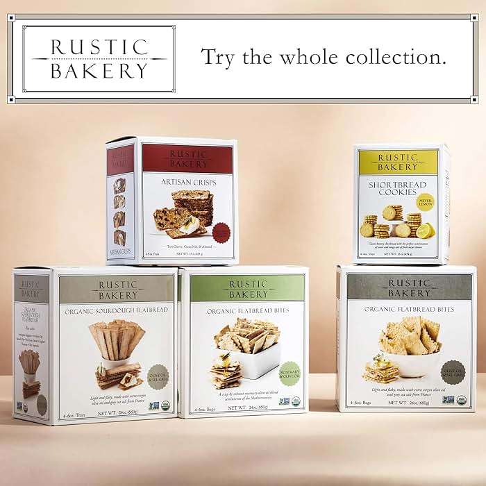 Rustic Bakery Handmade Sourdough Flatbread Cracker Bites - Olive Oil & Sel Gris - Sea Salt Charcuterie Crackers for Cheese Platters or Snacking - Made in California - Pack of 4, 6 Oz Bags - Image 7