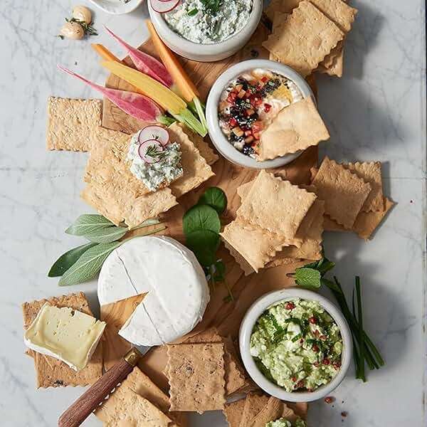 Rustic Bakery Handmade Sourdough Flatbread Cracker Bites - Olive Oil & Sel Gris - Sea Salt Charcuterie Crackers for Cheese Platters or Snacking - Made in California - Pack of 4, 6 Oz Bags - Image 9