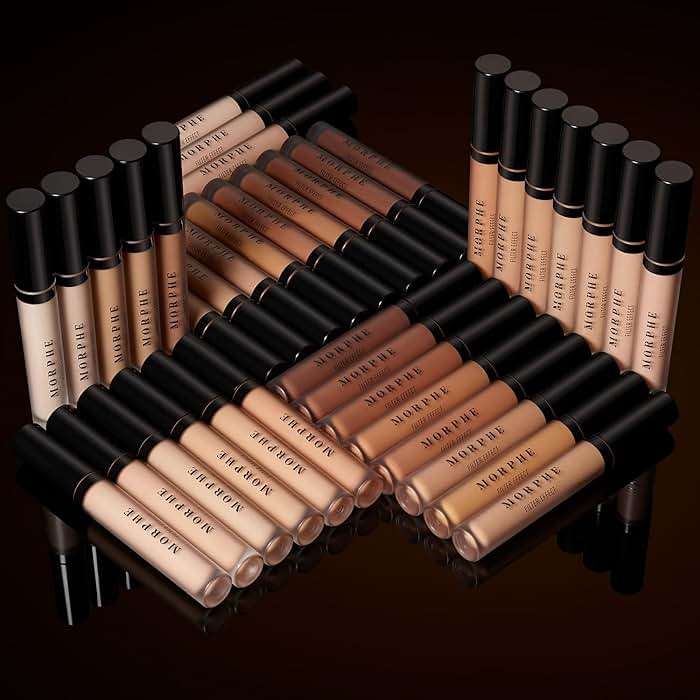 Morphe Filter Effect Soft Radiance Concealer - Buildable Coverage Liquid Concealer Face Makeup with Hyaluronic Acid & Pomegranate Extract & a Natural Radiant Finish - Light 4 (Warm) (0.12 fl oz) - Image 6