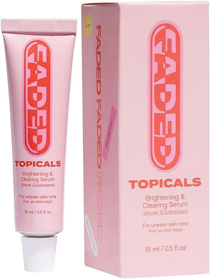 Topicals Faded Brightening and Clearing Serum | Reduces Discoloration Post-Blemish Marks Scars Spots Contains Kojic Acid Niacinamide Dermatologist-tested Vegan Cruelty-Free Fl Oz - Image 1