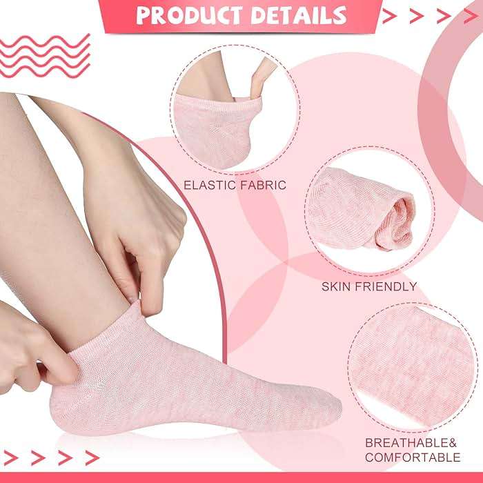 Handepo 100 Pairs Low Cut Ankle Socks for Women, Bulk No Show Breathable Socks for Everyday Casual Wear, Walking, Work - Image 3