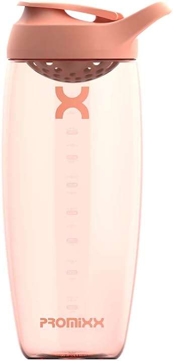 Promixx Pursuit Protein Shaker Bottle, 32 oz Beverage Shaker Cup, Silent No-Ball Mixer, Leak-Proof Lid, BPA/BPS & Phthalate-Free ECOZEN, Easy-Clean for Protein Shakes, Pre & Post-Workout Smoothies - Image 8