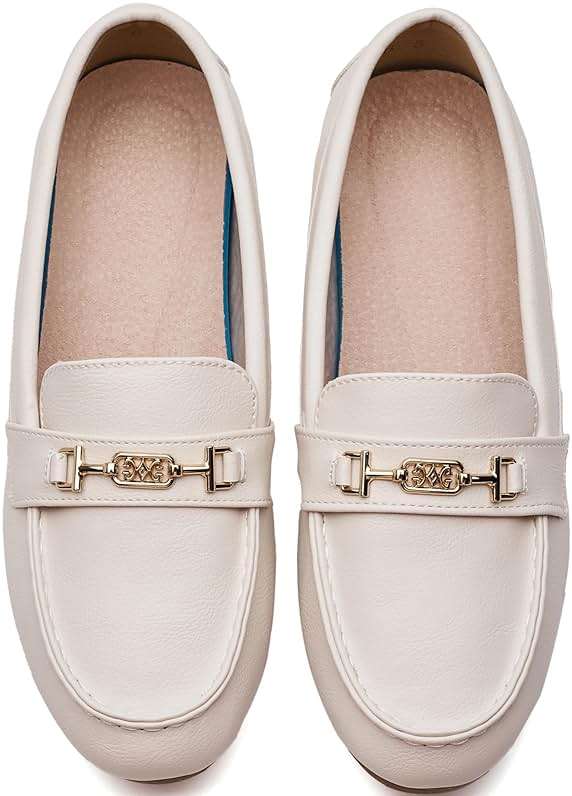 DeYashopin Women's Loafer Shoes Leisure Slip On Work Shoes Comfort Walking Flats - Image 4