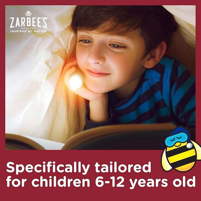 Zarbee's Children's Nighttime All-in-One Honey Cough Syrup + Mucus, Throat & Nasal for Kids 4+ Years, Dark Honey, Ivy Leaf Extract, Zinc, Turmeric Root Extract, Drug-Free, Grape, 4 fl. oz - Image 3