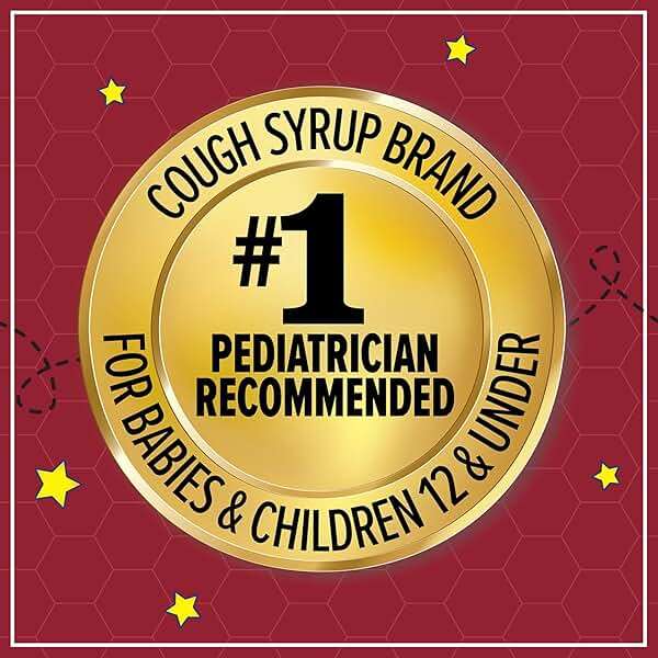 Zarbee's Children's Nighttime All-in-One Honey Cough Syrup + Mucus, Throat & Nasal for Kids 4+ Years, Dark Honey, Ivy Leaf Extract, Zinc, Turmeric Root Extract, Drug-Free, Grape, 4 fl. oz - Image 5