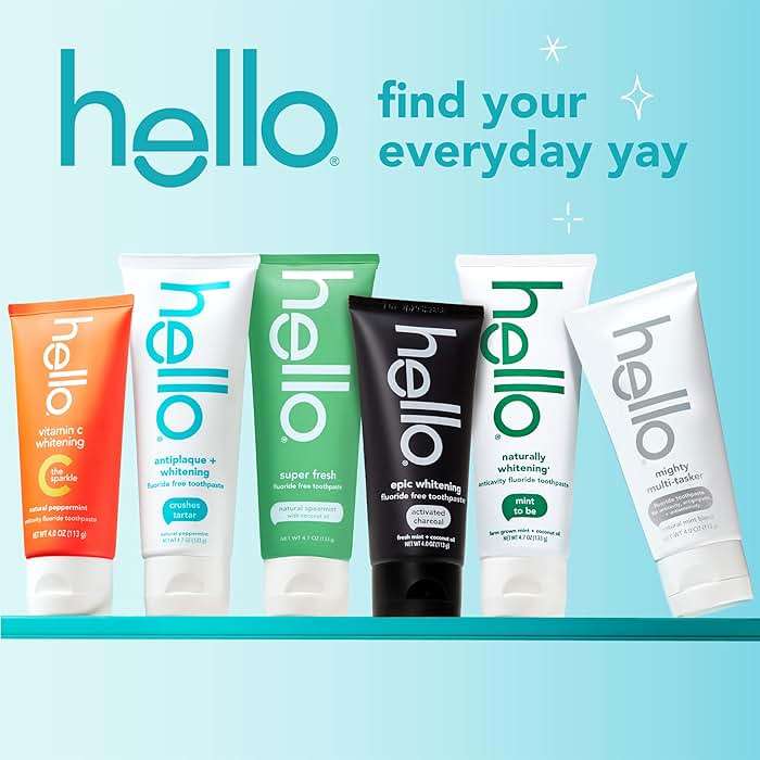 hello 8 in 1 Mighty Multi-Tasker Fluoride Toothpaste Pack, SLS Free Toothpaste with Fluoride, Antigingivitis and Antisensitivity, Natural Mint Blend, 2 Count, 4.0 oz Tubes - Image 8