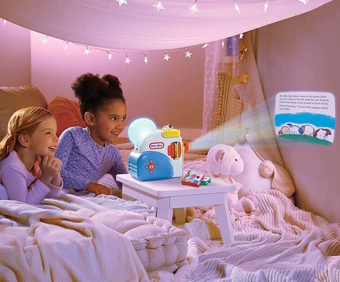 Little Tikes Story Dream Machine Starter Set, Storytime, Books, Little Golden Book, Audio Play, The Poky Little Puppy Character, Nightlight, Toy Gift for Toddlers and Kids Girls Boys Ages 3+ - Image 2