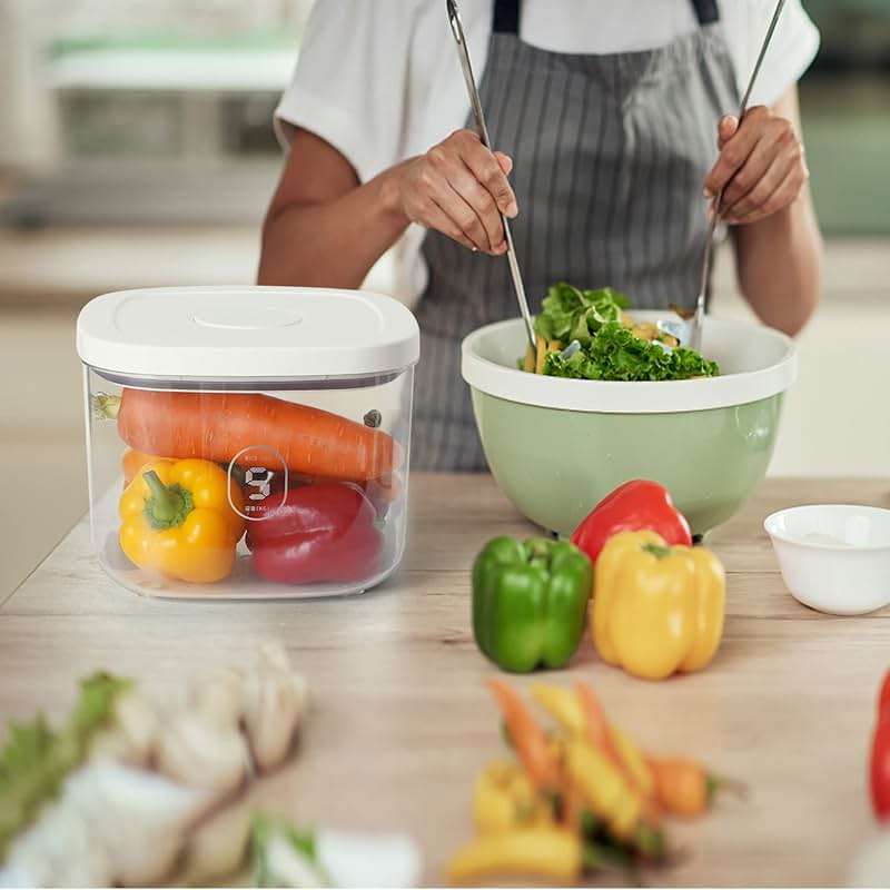 LivLab 10 Lbs Storage Container Bin Rice Dispenser with Measuring Cup Food Cereal Container Bins Household for Kitchen Pantry Organization - Image 7