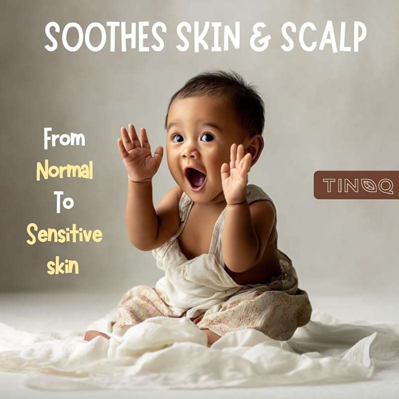 TINOQ Fragrance Free Baby Bar Soap for Sensitive Skin | Unscented Natural soap bar for toddlers kids adults with gentle skin | Organic ING | Made in USA | 2 Bars (3.5 oz Each) - Image 6