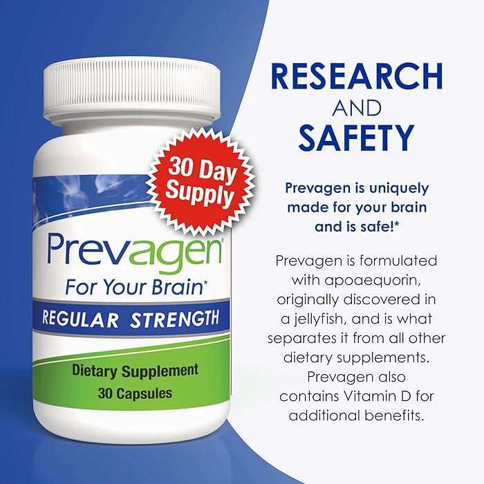 Prevagen Regular Strength - 30 Capsules (1 Month Supply) | Formulated for Your Brain | 10mg of Apoaequorin Plus Vitamin D3 - Image 6