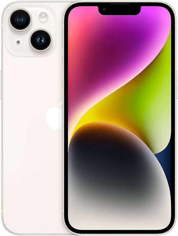 Apple iPhone 14, 128GB, Starlight for AT&T (Renewed) - Image 1