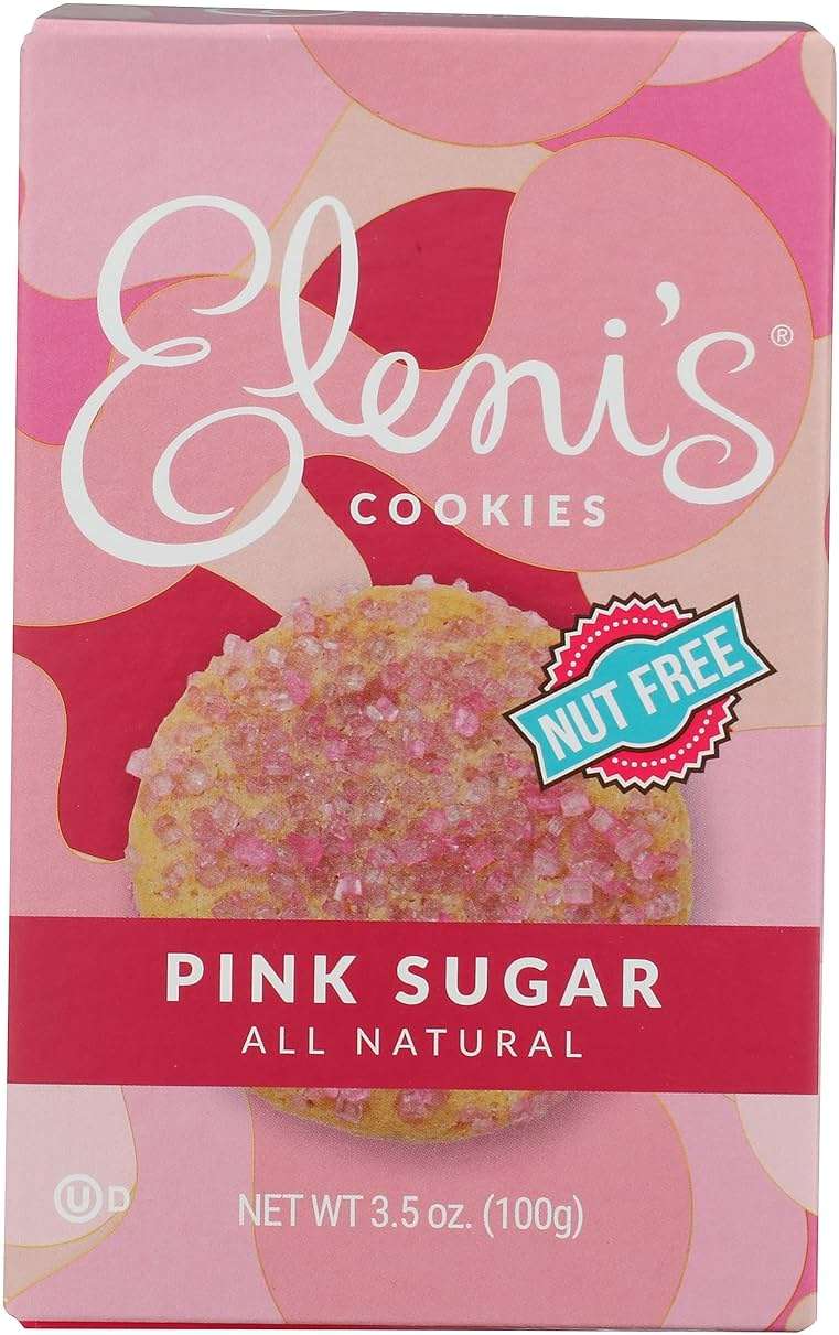 Eleni's New York, Cookie Pink Sugar Crisp, 3.5 Ounce - Image 1