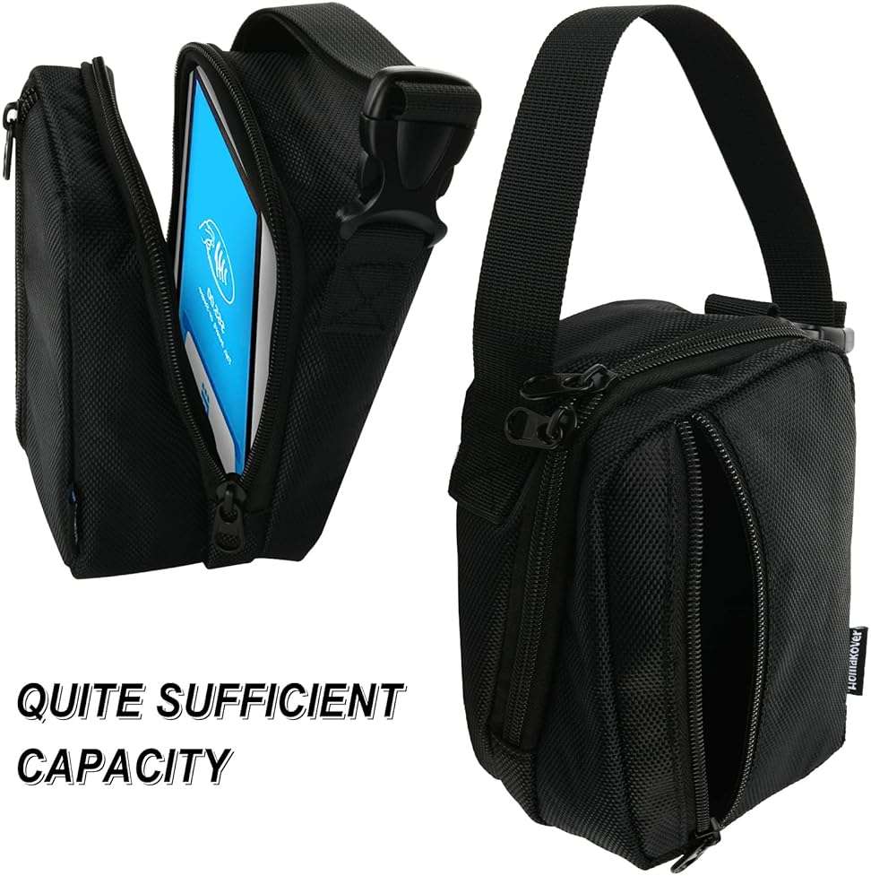 Square Terminal Case, Fits Terminal Power Adapter & Cable, Receipt Paper Rolls and Hub, Square Reader Protector Waterproof Carrying Bag, Adjustable Portable Anti-Scratch Protective Travel Case - Image 6