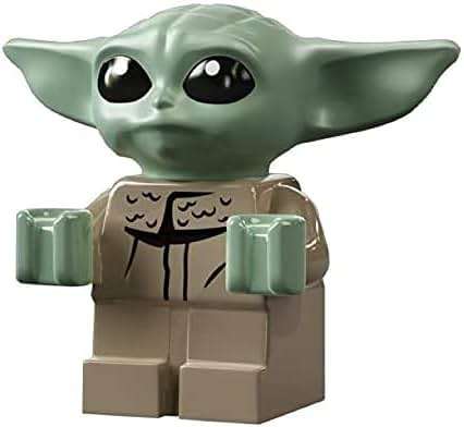 LEGO Star Wars: The Child - Grogu - Baby Yoda Minifigure with Carrier/Backpack - Very Small (Less Than 1 inch Tall), Clear - Image 2
