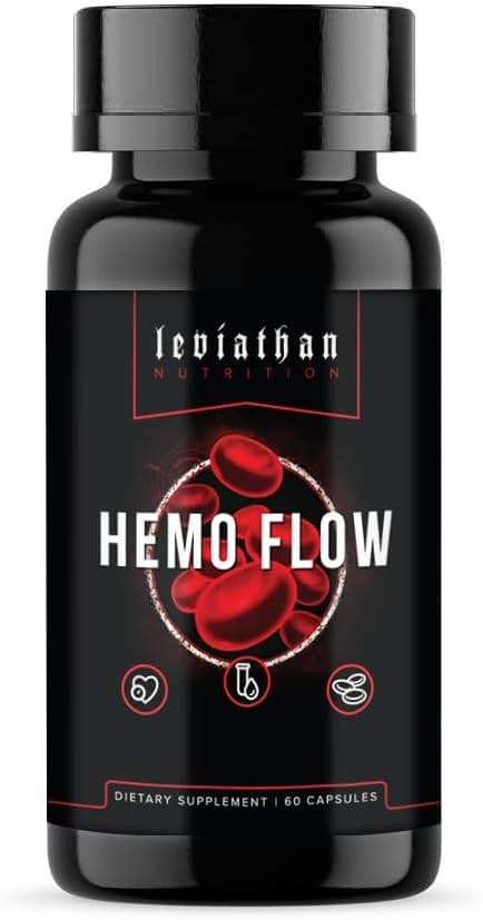 Leviathan Nutrition Hemo Flow | Supplement with Nattokinase for Nitric Oxide - Image 1