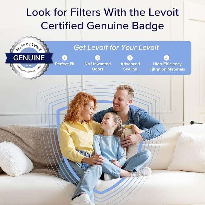 LEVOIT Air Purifier for Home Large Room Up to 1073Ft² with Air Quality Monitor, AHAM VERIFIDE, Smart WiFi, Washable Pre-Filter, HEPA Sleep Mode for Pets, Allergies, Dust, Pollen, Vital 100S-P, White - Image 6