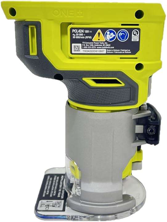 RYOBI ONE+ 18V Cordless Compact Fixed Base Router Tool Only (Battery Not Included) - PCL424B - Image 4