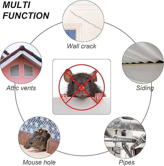 Steel Wool for Mice Control - |15FT (150G)| - Steel Wool 0000 Fill Fabric Fine Wire Wool to Keep Annoying Animals away from Holes Wall Cracks Vents - Image 2