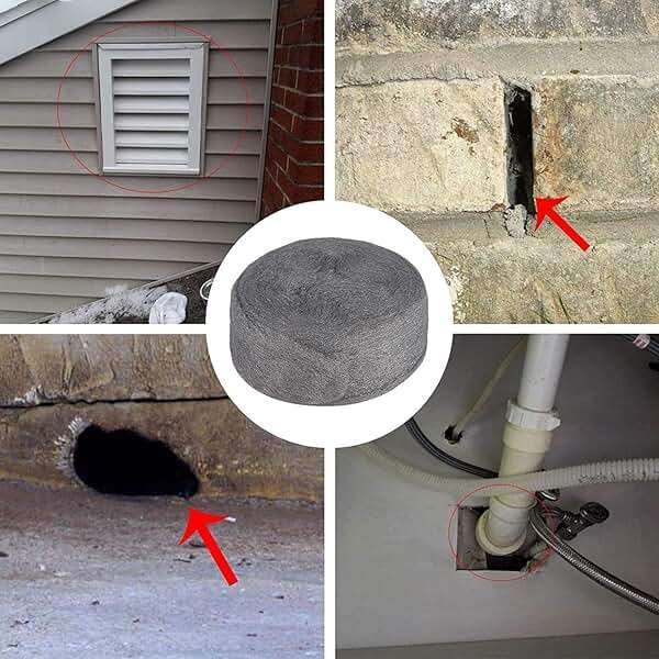 Steel Wool for Mice Control - |15FT (150G)| - Steel Wool 0000 Fill Fabric Fine Wire Wool to Keep Annoying Animals away from Holes Wall Cracks Vents - Image 6