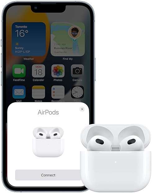 Apple AirPods with Lightning Charging Case (3rd Generation) (Renewed) - Image 4