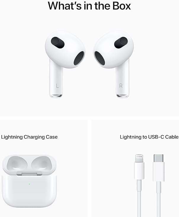 Apple AirPods with Lightning Charging Case (3rd Generation) (Renewed) - Image 5