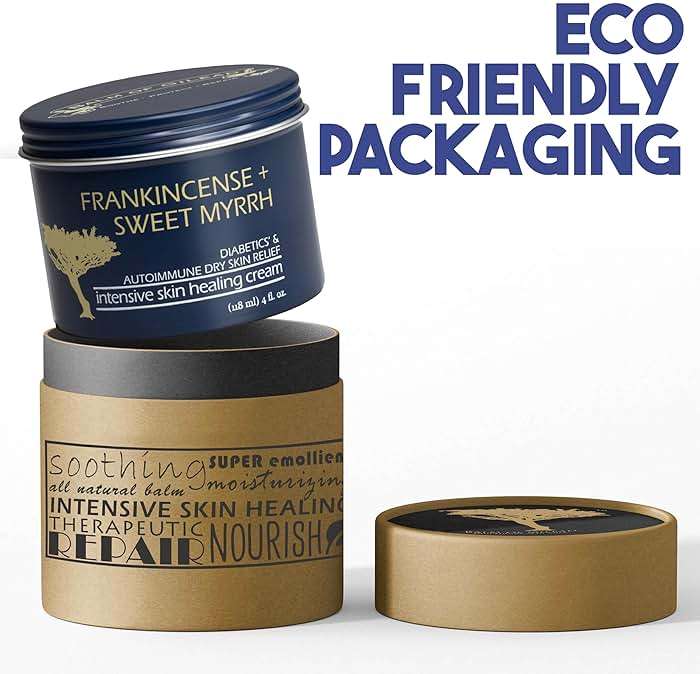 BALM OF GILEAD Foot Healing Cream – Frankincense & Sweet Myrrh Moisturizer for Sensitive Skin - Relieving Foot Therapy & Diabetic Skin Healing - Deeply Nourishing & Synergistic Cream - Image 3