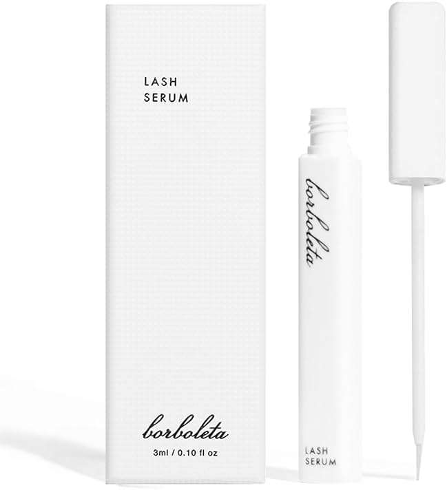 Borboleta Lash Serum, Eyelash Serum for Longer, Thicker, and Fuller Looking Natural Eyelashes, (Full Size, 3 Month Supply) - Image 1