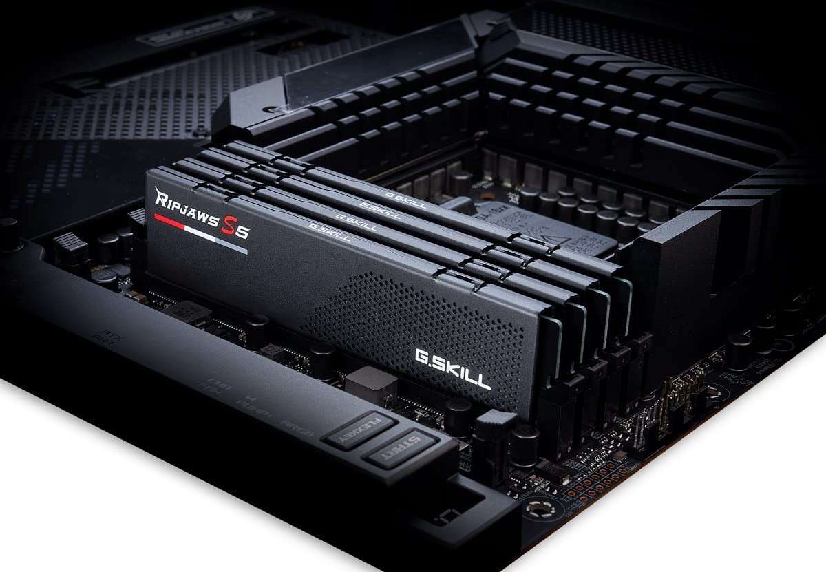 G.SKILL Ripjaws S5 Series DDR5 RAM (Intel XMP 3.0) 32GB (2x16GB) 6000MT/s CL30-40-40-96 1.35V Desktop Computer Memory U-DIMM - Matte Black (F5-6000J3040F16GX2-RS5K) - Image 4