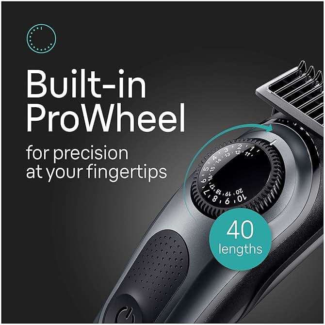 Braun All-in-One Style Kit Series 5 5471, 8-in-1 Trimmer for Men with Beard Trimmer, Body Trimmer for Manscaping, Hair Clippers & More, Ultra-Sharp Blade, 40 Length Settings, Waterproof - Image 5