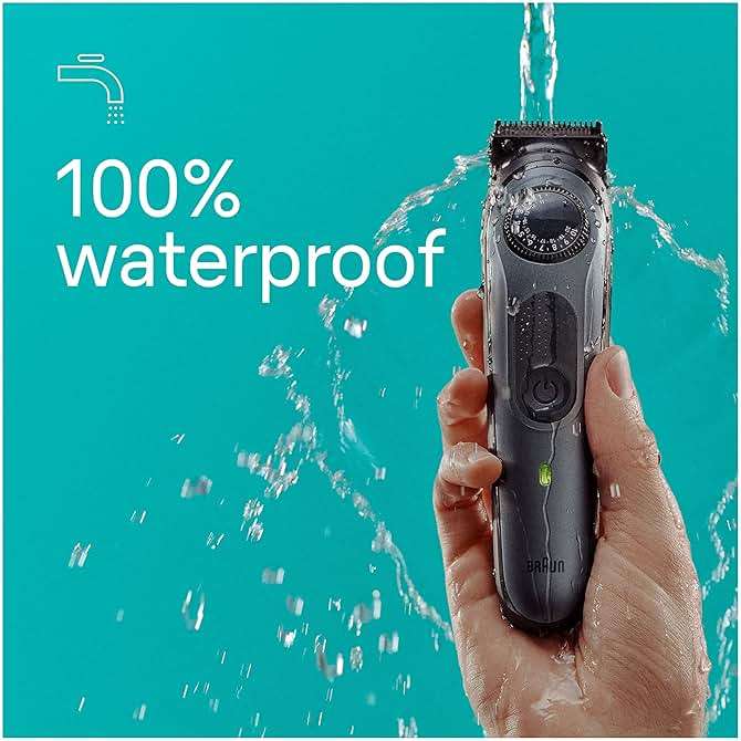 Braun All-in-One Style Kit Series 5 5471, 8-in-1 Trimmer for Men with Beard Trimmer, Body Trimmer for Manscaping, Hair Clippers & More, Ultra-Sharp Blade, 40 Length Settings, Waterproof - Image 7