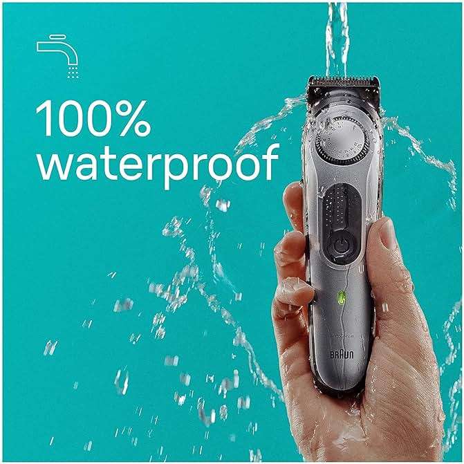 Braun All-in-One Men's Shaving Kit Series 7 7440, 12-in-1 Beard, Face, Nose, Ear Trimmer, Hair Clippers, Body Groomer and Manscaping + Travel Case + Charging Stand - Image 8