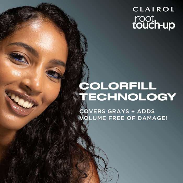 Clairol Root Touch-Up Color + Volume 2-in-1 Temporary Hair Coloring Spray, Medium Brown Hair Color, Pack of 1 - Packaging May Vary - Image 7