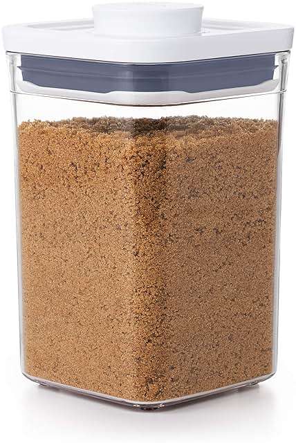 OXO Good Grips POP Container Accessories 3-Piece Scoop Set and OXO Good Grips POP Container - Airtight Food Storage - Small Square Short 1.1 Qt - Image 6