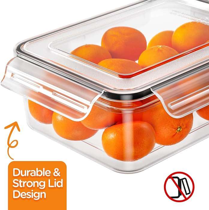 HOMETALL 40 PCS Food Storage Containers with Lids Airtight, 100% Leakproof Plastic Meal-Prep Containers Reusable(20 Containers & 20 Lids),Microwave and Dishwasher Safe, Includes Labels & Pen - Image 6